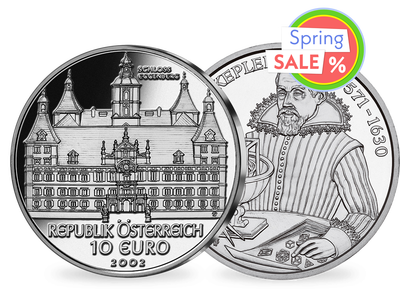 10-Euro-Silbermünze 2002 ''Schloss Eggenberg''
